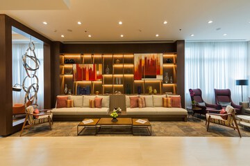 Lobby sitting area