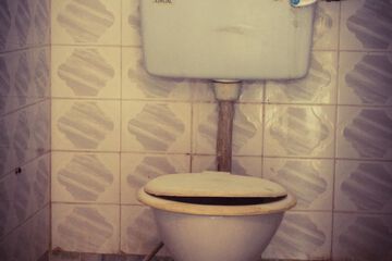 Raised toilet seat