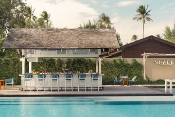Poolside bar