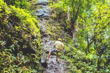 Outdoor rock climbing