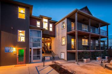 Front of property - evening/night