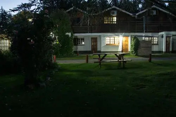 outside