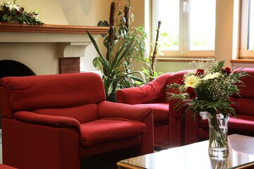 Lobby sitting area