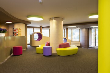 Interior entrance