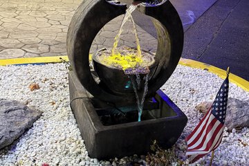 Front of property - evening/night