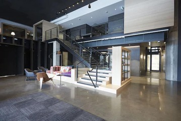 Interior entrance