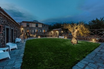 Front of property - evening/night