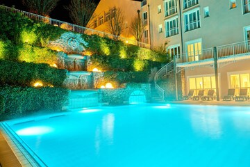 Front of property - evening/night