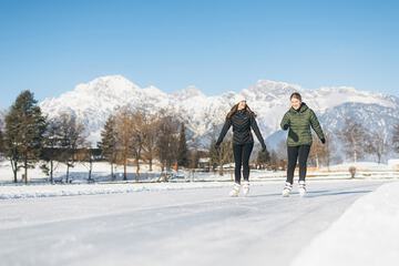 Ice skating