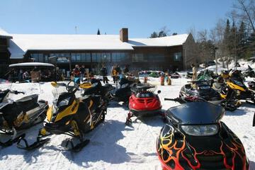 Snowmobiling