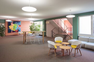 Lobby sitting area