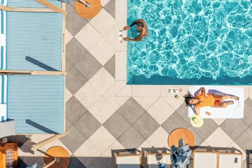 Rooftop pool