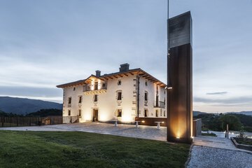 Front of property - evening/night