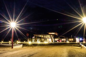Front of property - evening/night