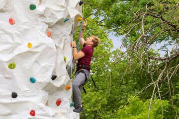 Rock climbing wall - indoor