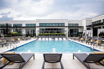 Rooftop pool