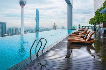 Rooftop pool