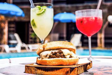 Poolside bar
