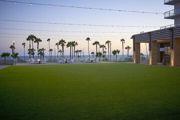 Outdoor wedding area