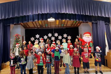 Outdoor banquet area