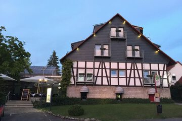 Front of property - evening/night