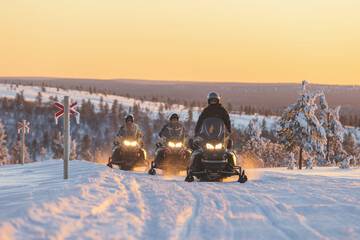 Snowmobiling