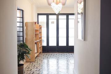 Interior entrance