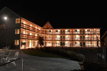 Front of property - evening/night