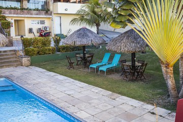 Pool waterfall