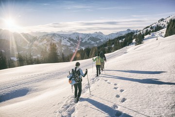 Snowshoeing