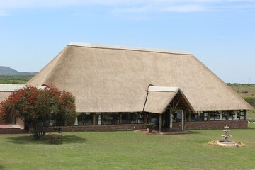 Outdoor wedding area