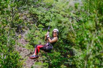 Ziplining