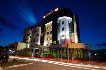 Front of property - evening/night