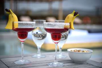 Poolside bar