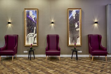 Lobby sitting area