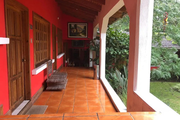 outside