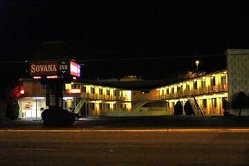 Front of property - evening/night