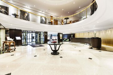 Interior entrance