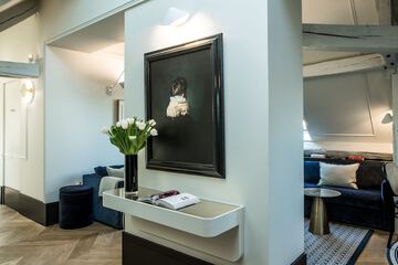 Interior entrance