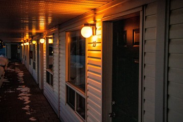 Front of property - evening/night