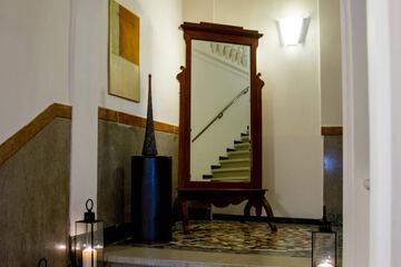 Interior entrance