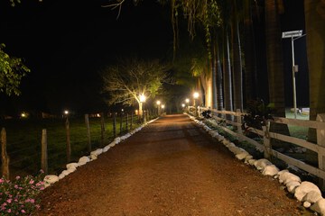 Front of property - evening/night
