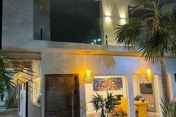 Front of property - evening/night