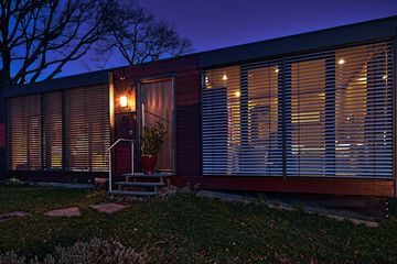 Front of property - evening/night