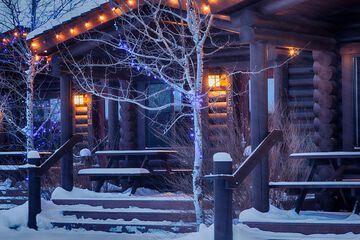 Front of property - evening/night