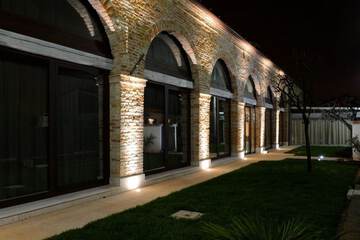 Front of property - evening/night