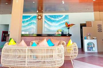 Lobby sitting area