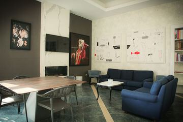 Lobby sitting area