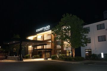 Front of property - evening/night