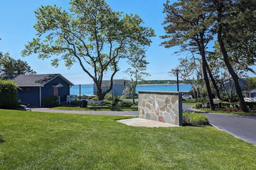 Outdoor wedding area